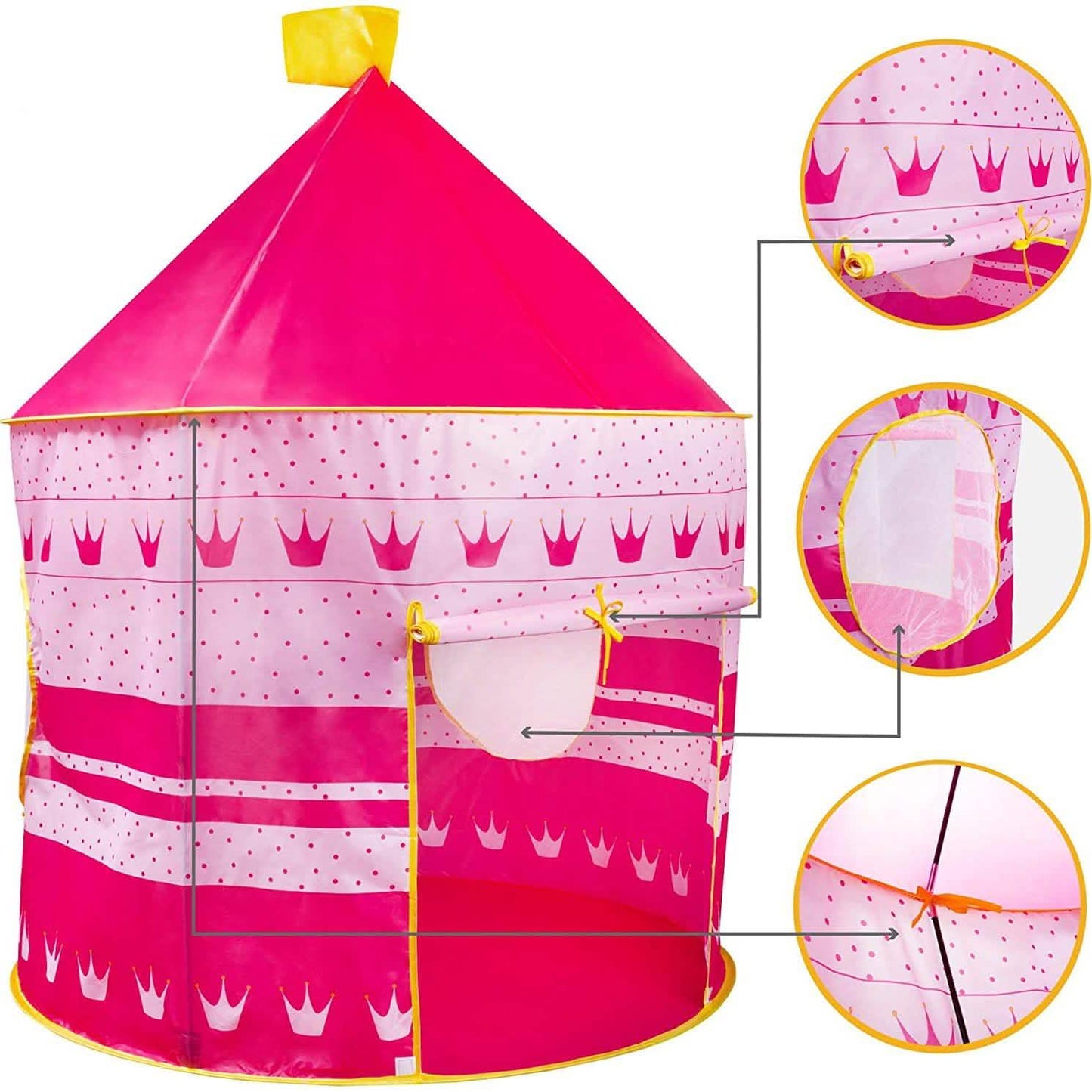 Fashion Children's Toys Gaming Play House Princess Castle Tent