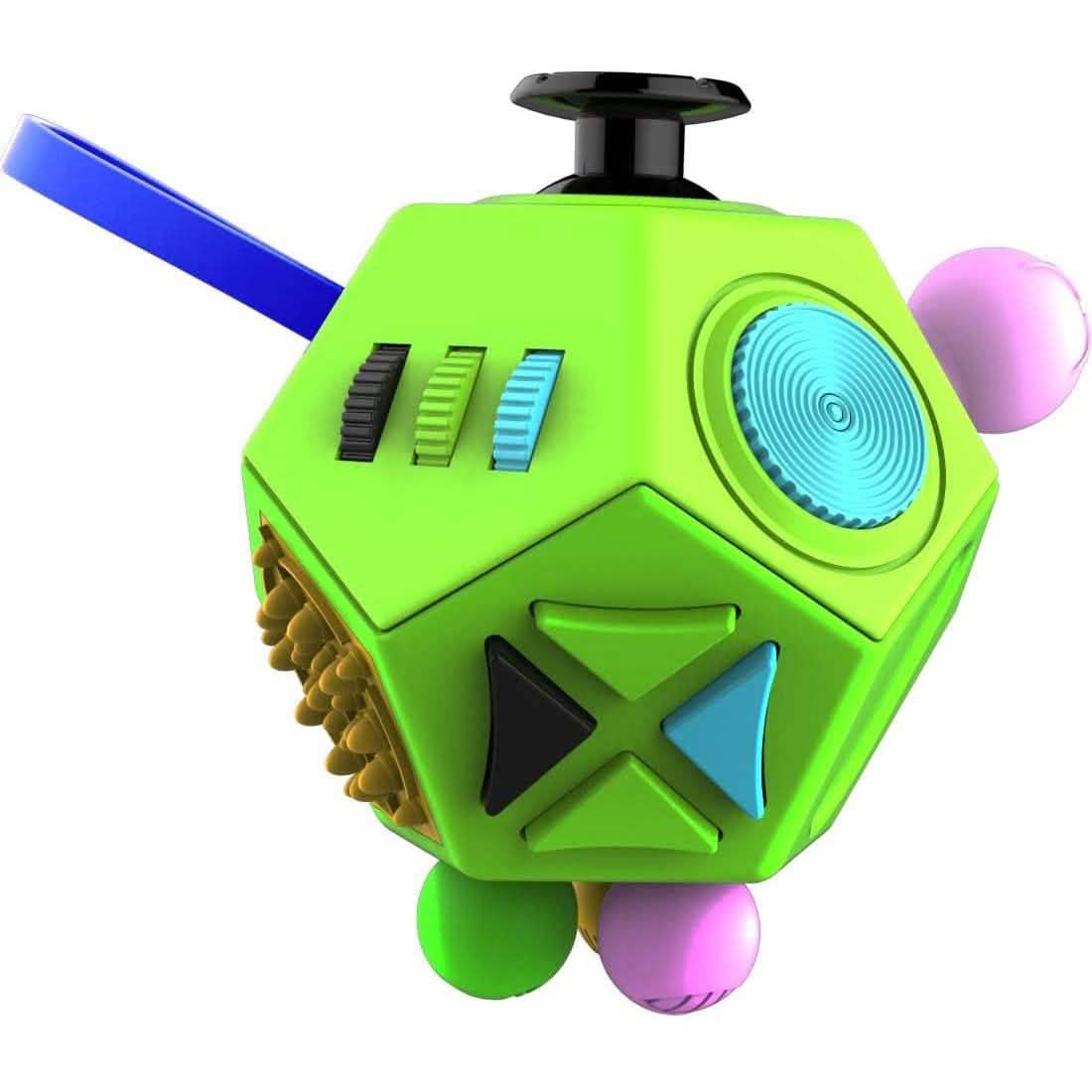 Fidget Dodecagon –12-Side Fidget Cube Relieves Stress and Anxiety Anti Depression Cube