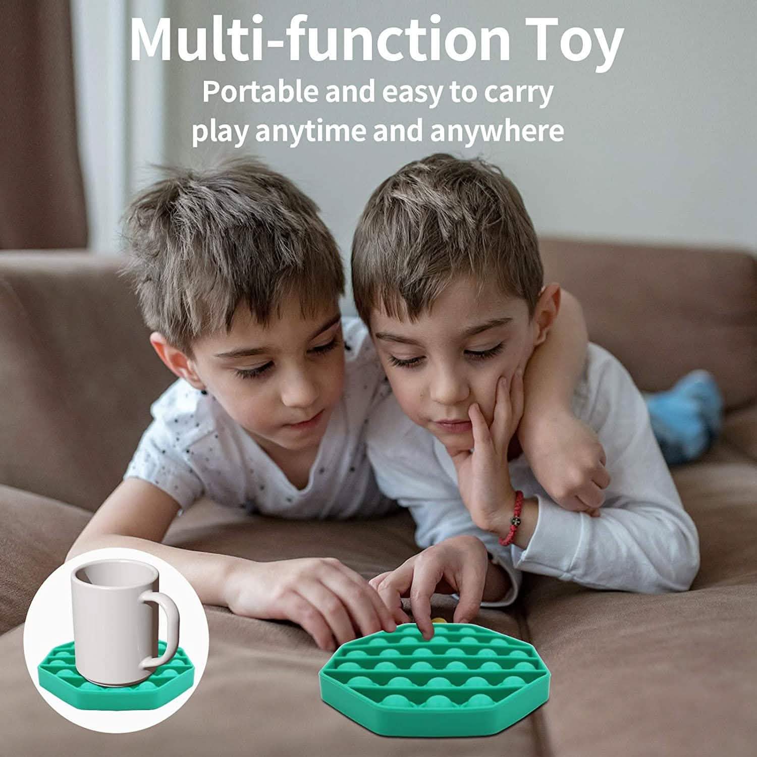 3-Pieces: Bubble Squeeze Sensory Fidget Toy