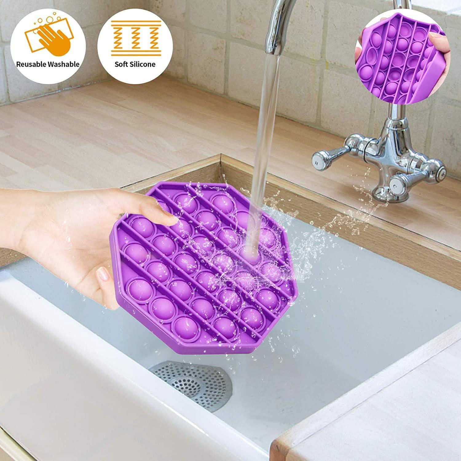 3-Pieces: Bubble Squeeze Sensory Fidget Toy
