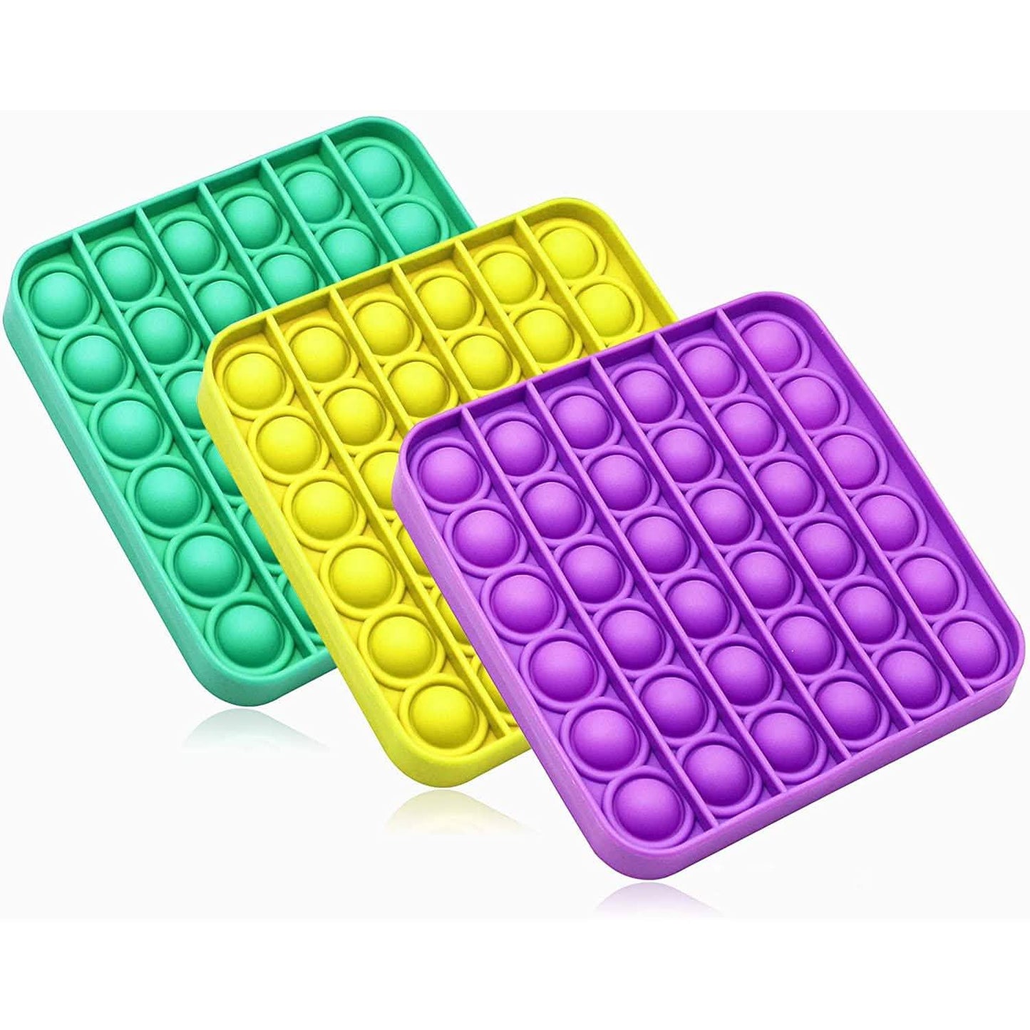 3-Pieces: Bubble Squeeze Sensory Fidget Toy