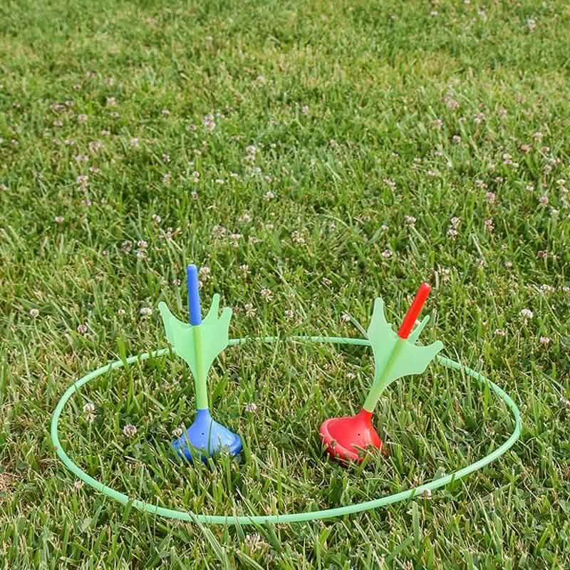 Glow in The Dark Lawn Darts Game Outdoor Backyard Toy for Kids & Adults