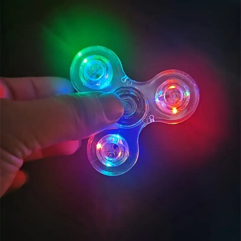 Glow-in-the-Dark LED Fidget Spinner
