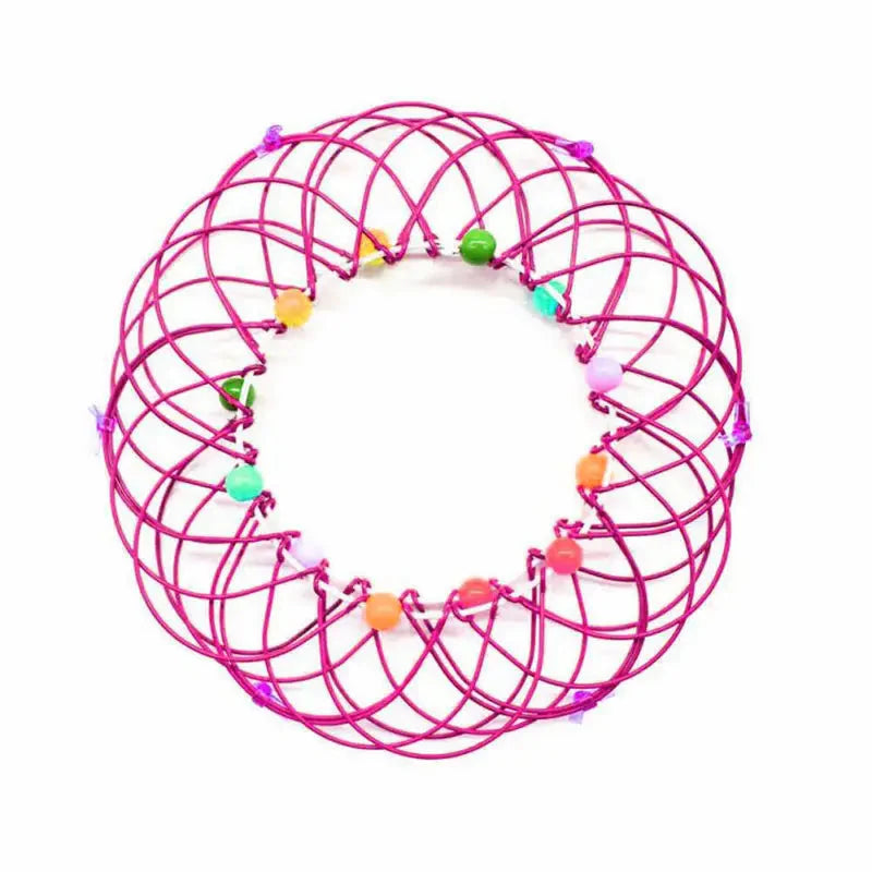 Mandala Decompression Flower Basket & Steel Ring Sensory Toys