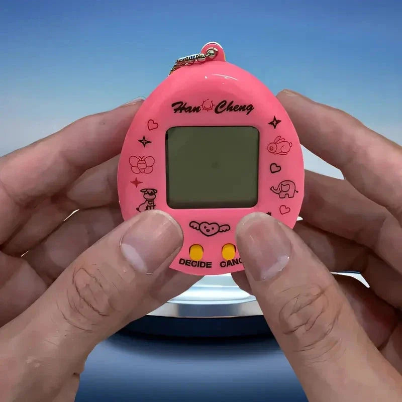Mini Virtual Pet Game Machine, Battery-Powered Nostalgic Handheld Toy